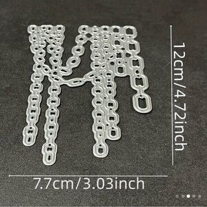 Metal Chain Link Die Cut